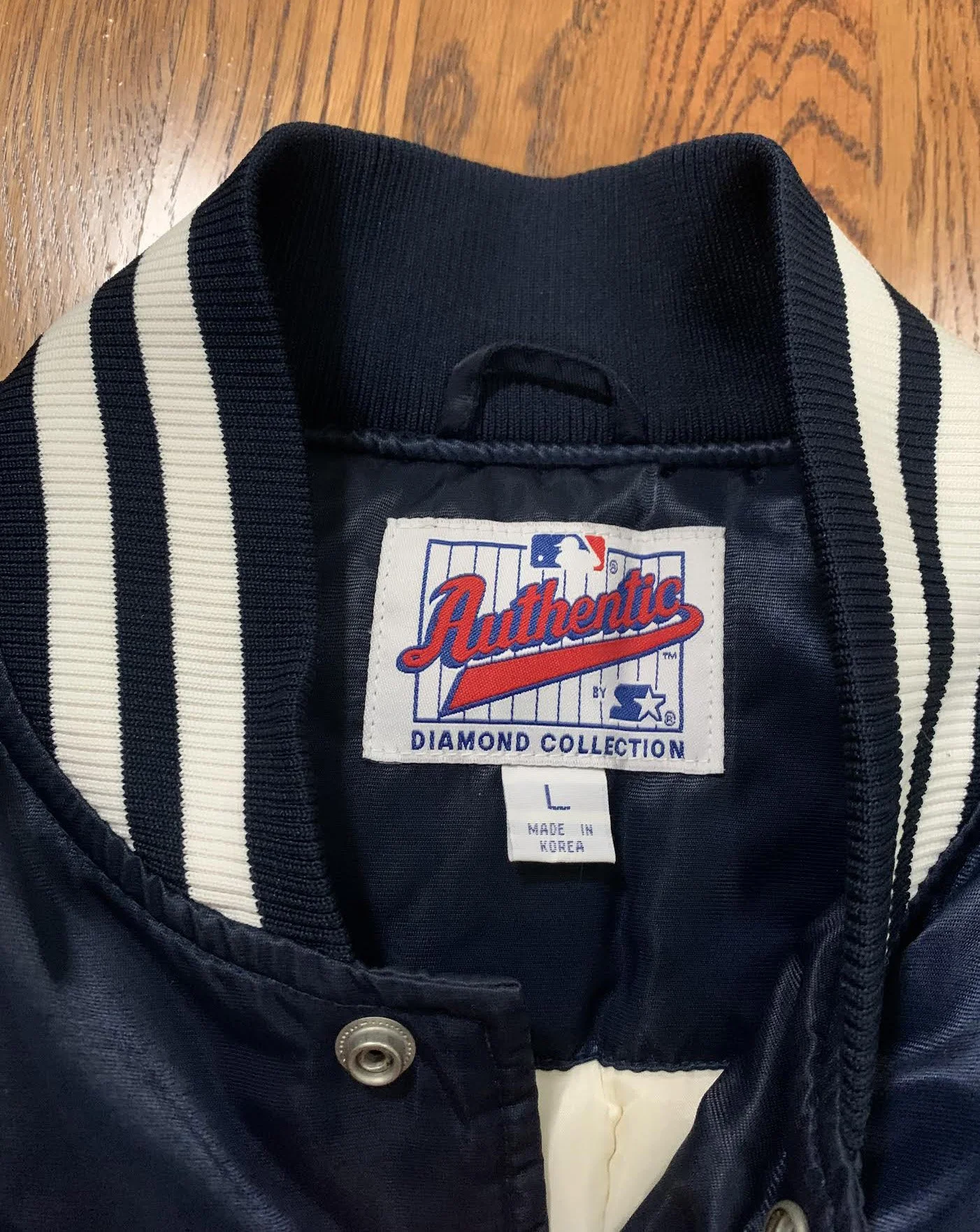 Vintage Starter New York Yankees Satin Dugout Jacket (Size L